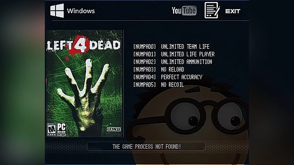 Left 4 Dead — Трейнер / Trainer (+6) [Latest Steam] [LIRW / GHL]