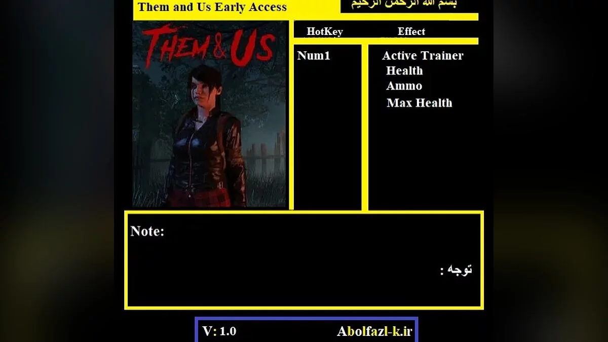 Them and Us — Трейнер (+3) [Early Access:06.10.20]