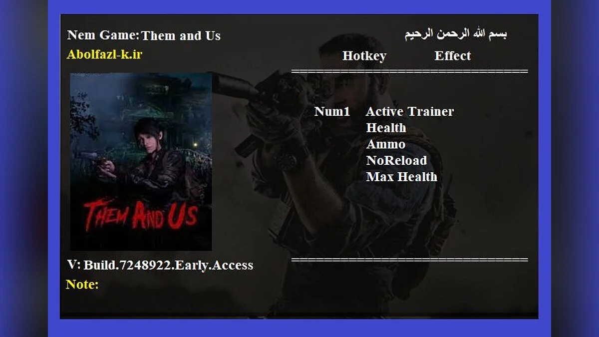 Them and Us — Трейнер (+5) [EA:Build.7248922]