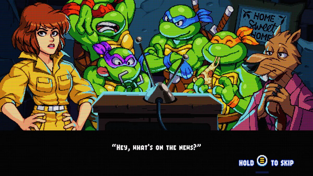 Teenage Mutant Ninja Turtles: Shredder's Revenge — Эйприл с большой грудью