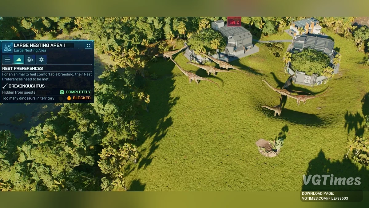 Jurassic World Evolution 3 — Контроль рождаемости