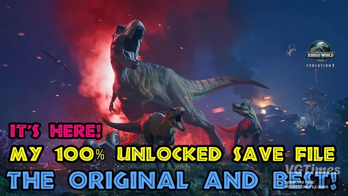 Jurassic World Evolution 3 — Пройдено на 100 процентов