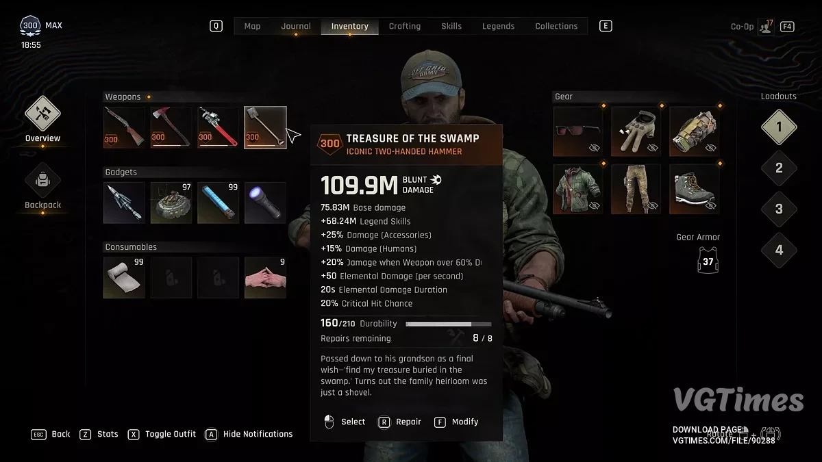 Dying Light: The Beast — Новая игра +10, максимальный уровень легенды