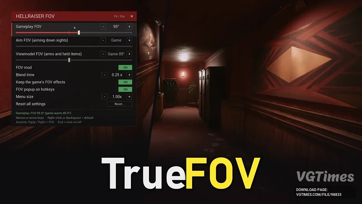 Clive Barker's Hellraiser: Revival — TrueFOV — настройка угла обзора и камеры