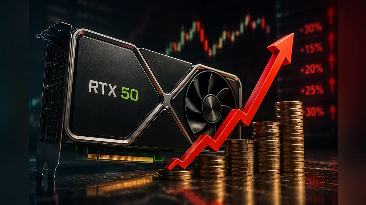 Видеокарты GeForce RTX 50 могут подорожать ещё на 20–30% из-за роста стоимости памяти GDDR7