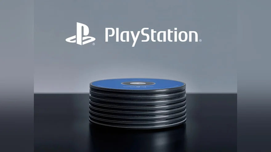 Стопка дисков PlayStation