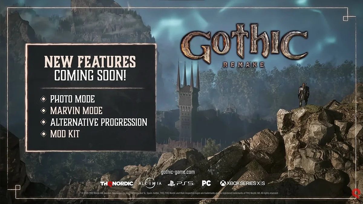 THQ Nordic выкатила три анонса по «Готике» разом — от переизданий до настолки на четверых