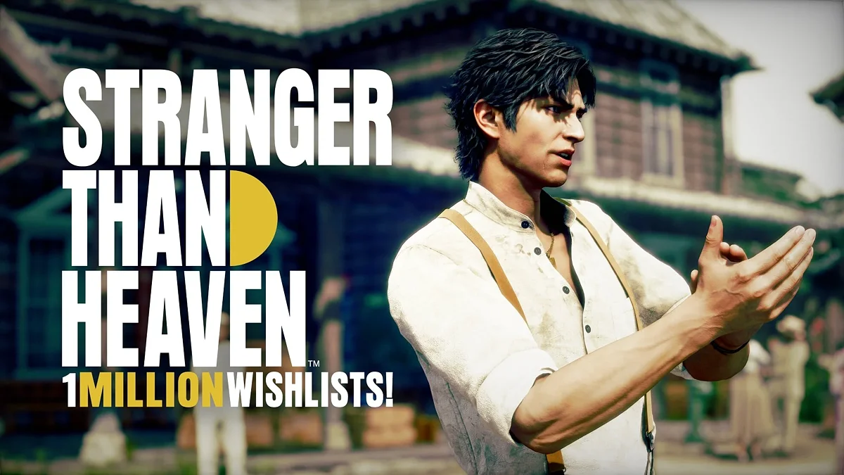 Stranger Than Heaven набрала больше 1 млн вишлистов — это рекорд RGG Studio до релиза