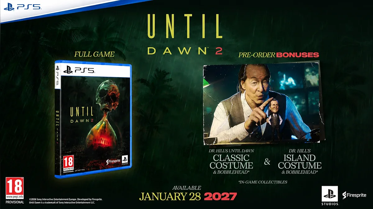 Until Dawn 2 успеет выйти на диске — Sony сворачивает печать физических изданий через год после релиза