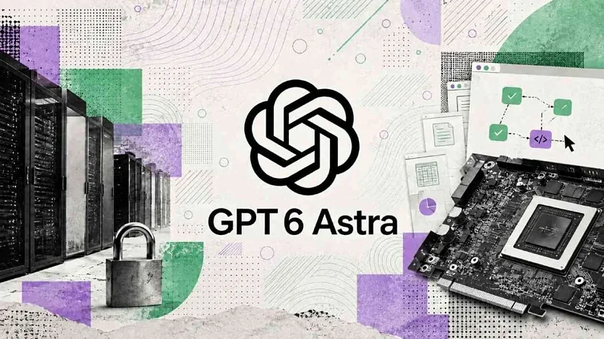 Логотип OpenAI и надпись GPT 6 Astra