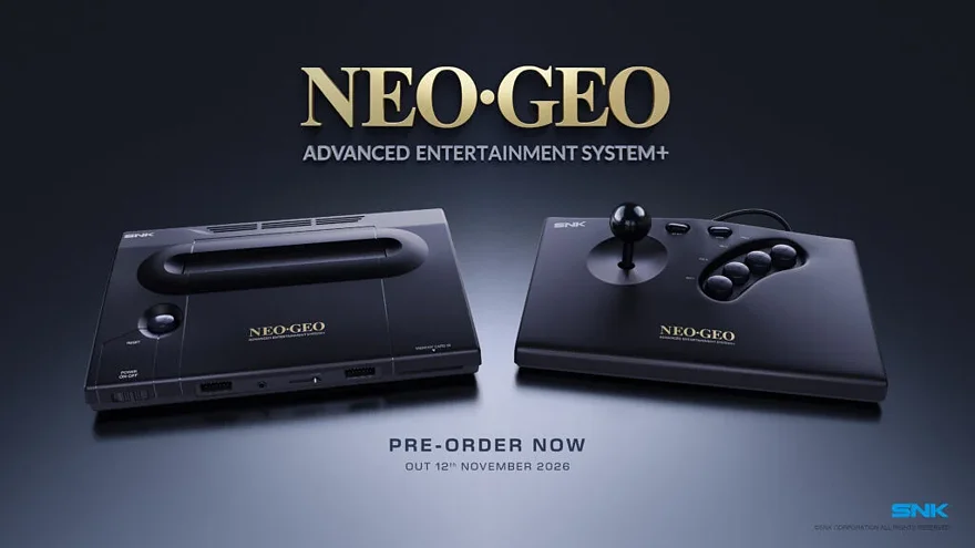 Ретроконсоль NEO-GEO AES+ и джойстик со старой датой выхода