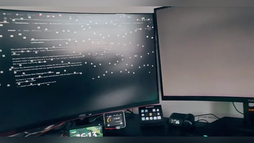 Экран с артефактами после включения DLSS
