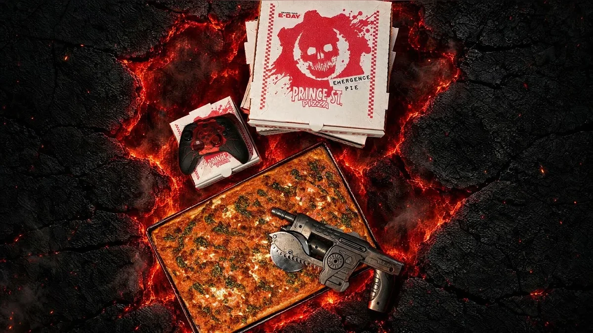 Gears of War: E-Day подарит эмблему за кусок пиццы — Xbox объединилась с нью-йоркской пиццерией