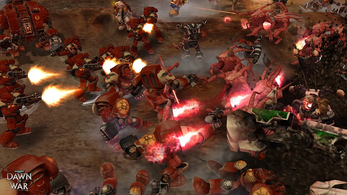 Dawn of War вышла 22 года назад, но мясорубка на экране по-прежнему выглядит внушительно