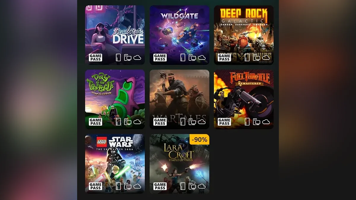 Из Game Pass уберут LEGO Star Wars: The Skywalker Saga, Deep Rock Galactic и ещё шесть игр