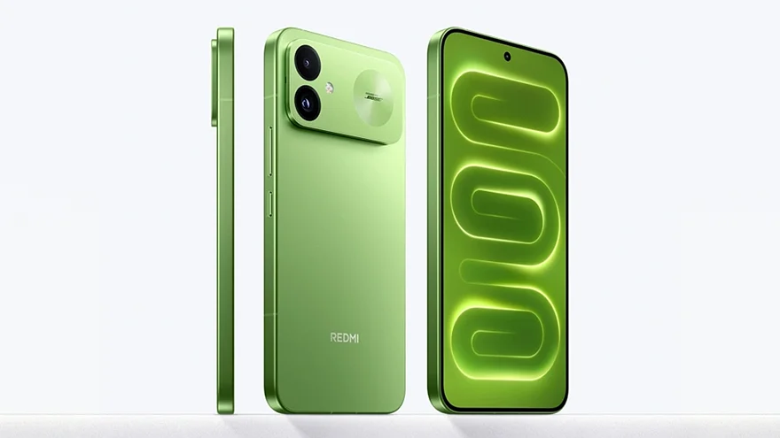 Смартфон Redmi K100 в зелёном цвете