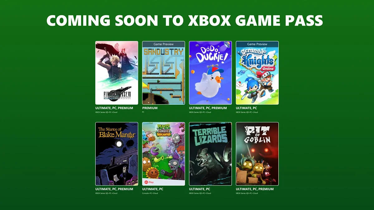 Final Fantasy VII Remake Intergrade с обновлённой графикой и боевой системой вошла в Xbox Game Pass